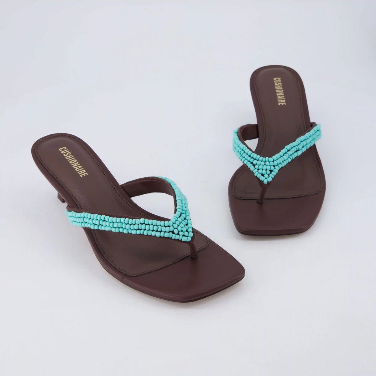 Mila Beaded Kitten Heels