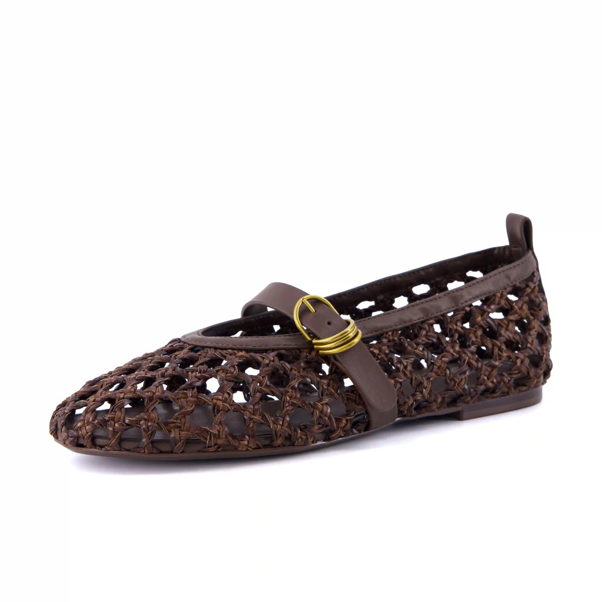 Wendy Woven Mary Jane Flats