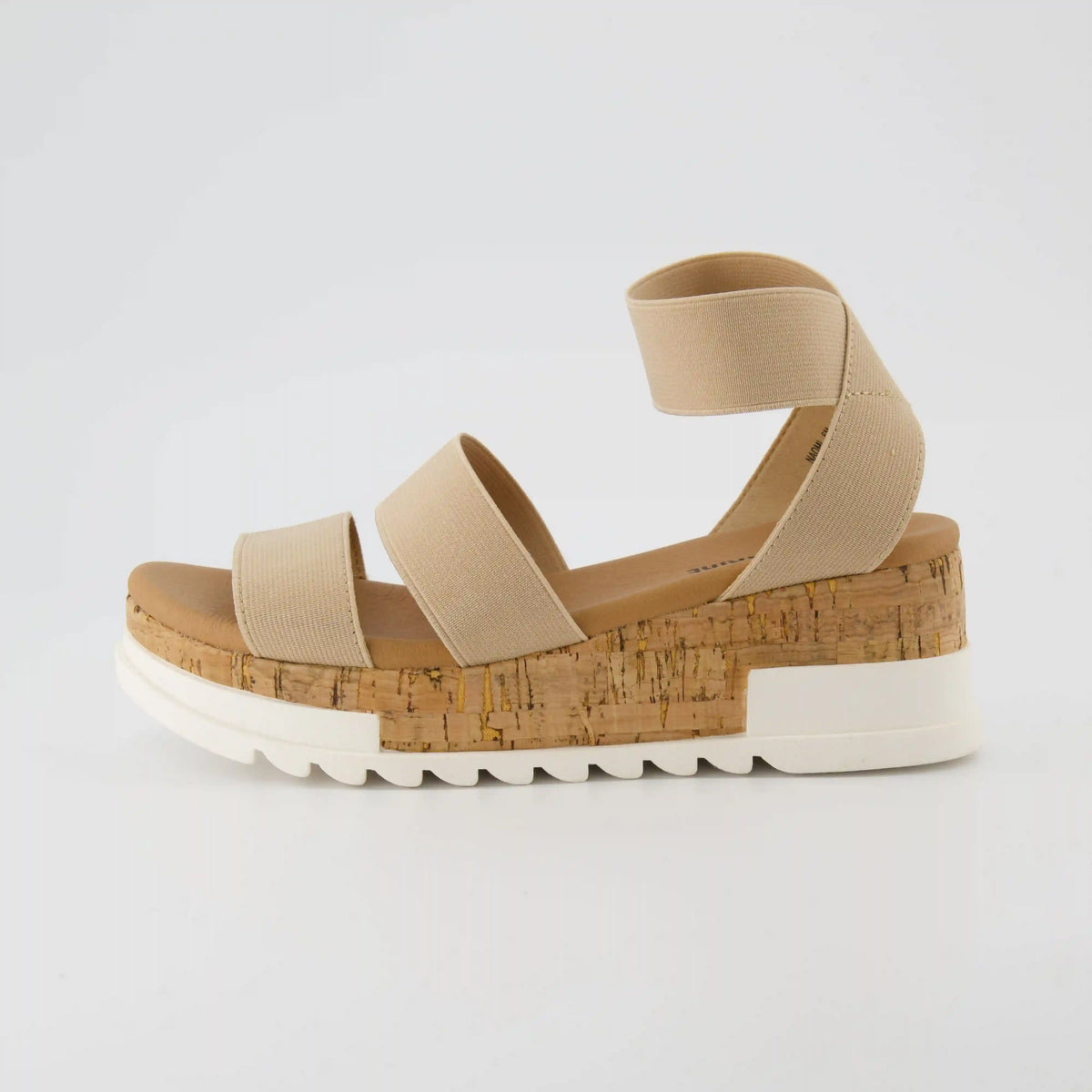 Naomi Stretch Cork Wedge Sandal