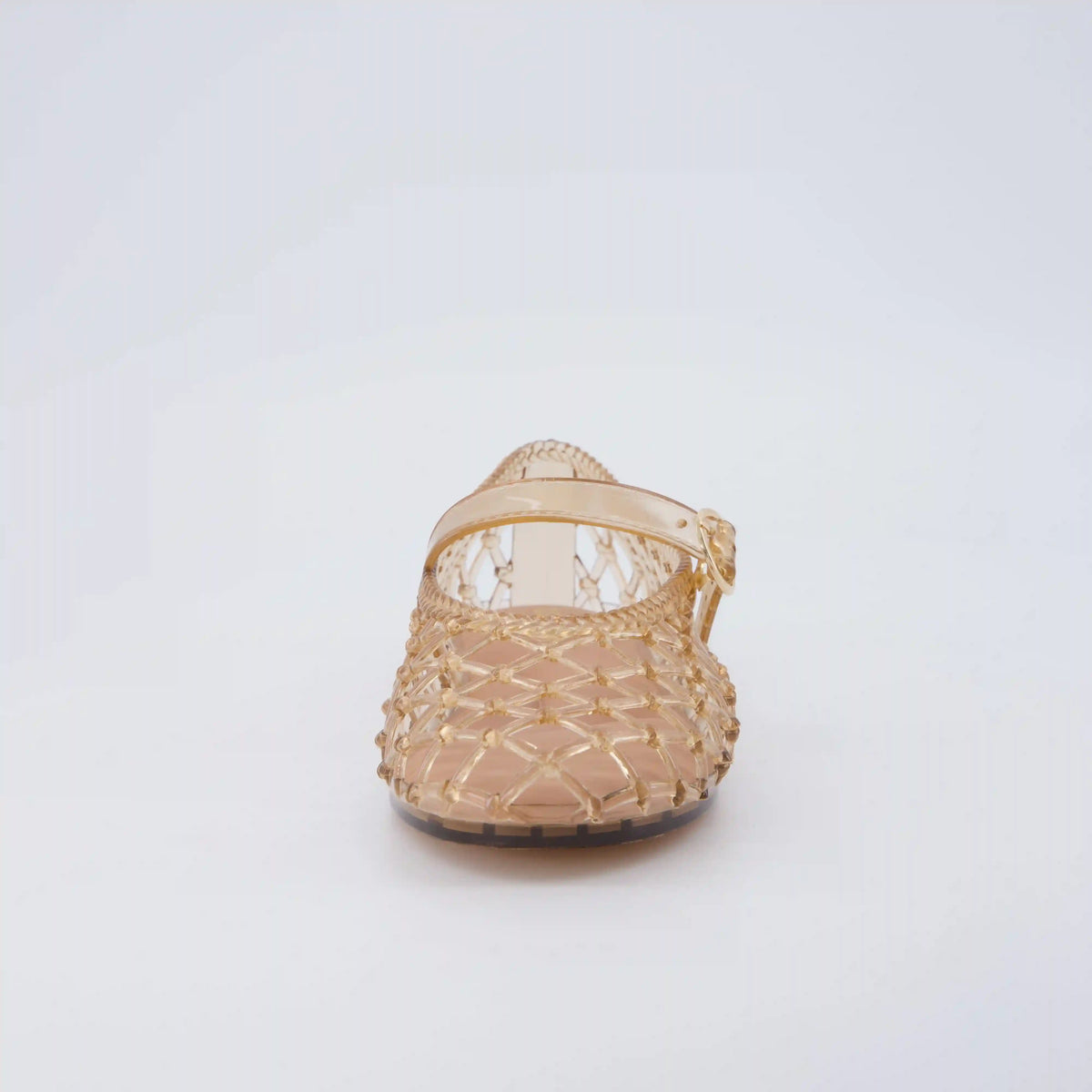 Twist Mary Jane Jelly Flats