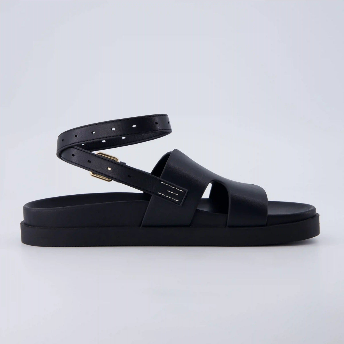 Erika Cut-Out Ankle Wrap Sandals