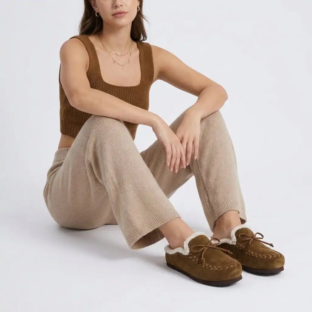 Creek Genuine Suede Slippers