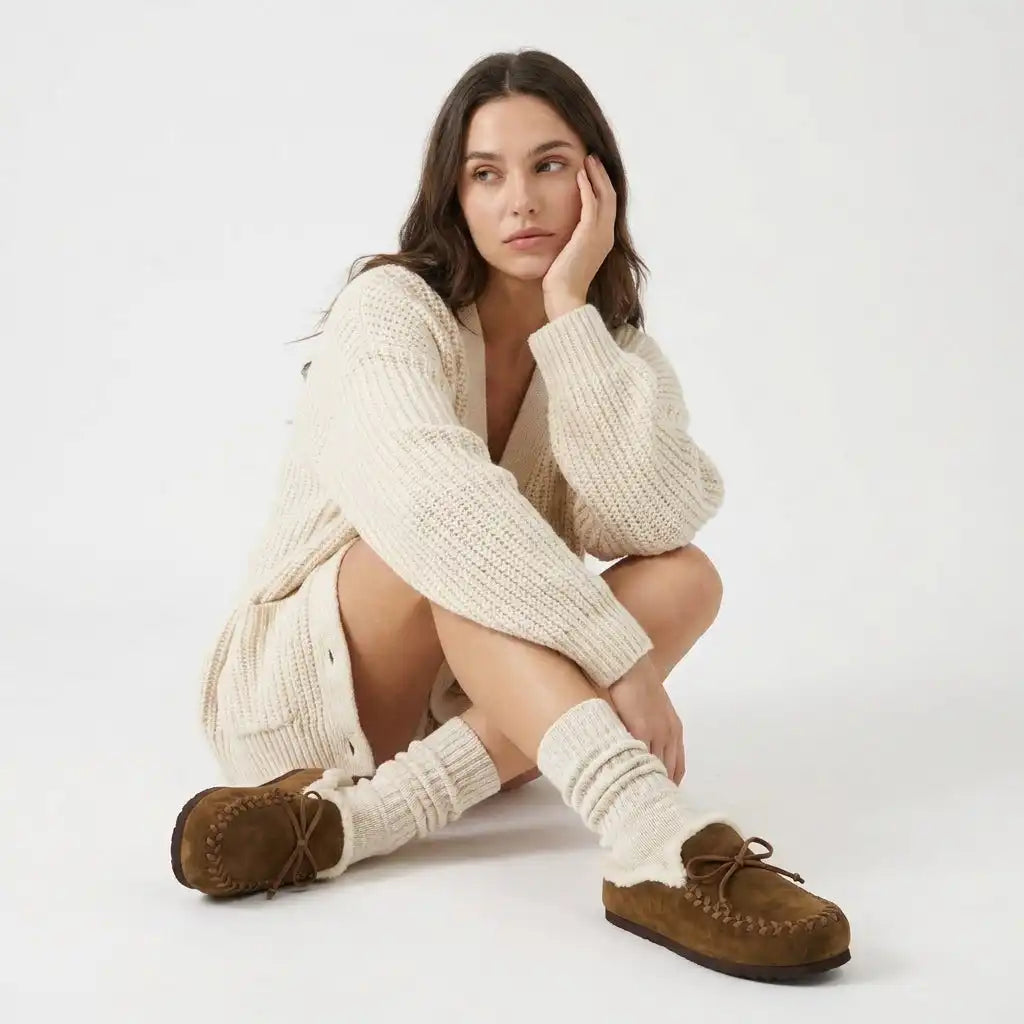 Creek Genuine Suede Slippers