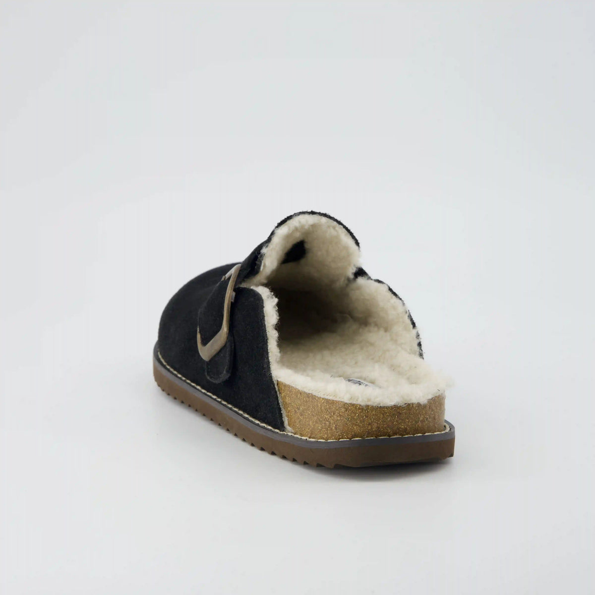 Blain Fur Genuine Suede Clogs
