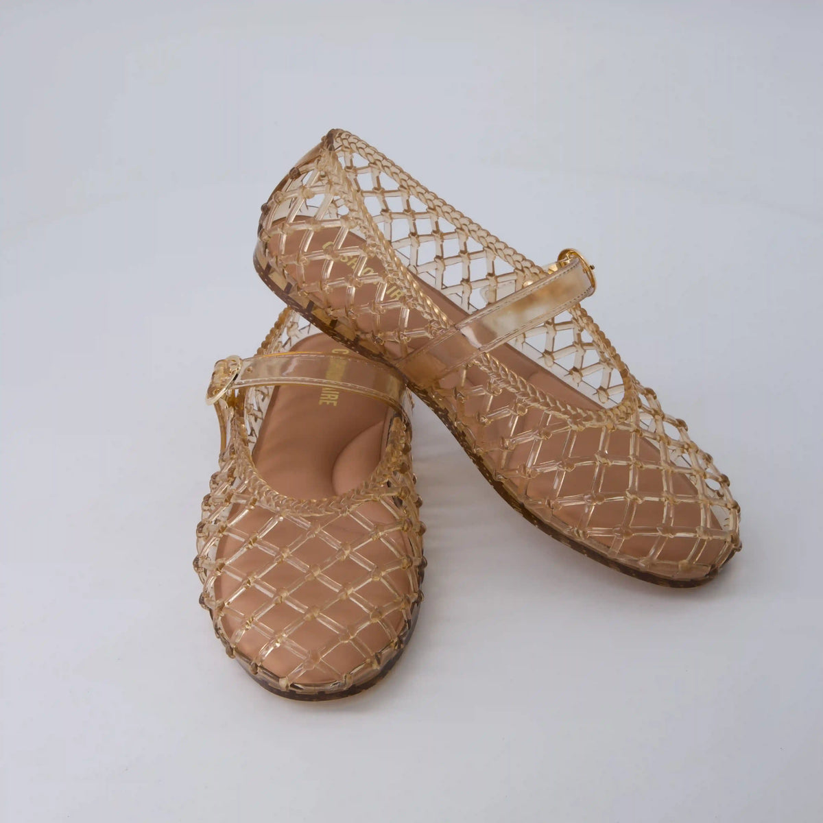 Twist Mary Jane Jelly Flats