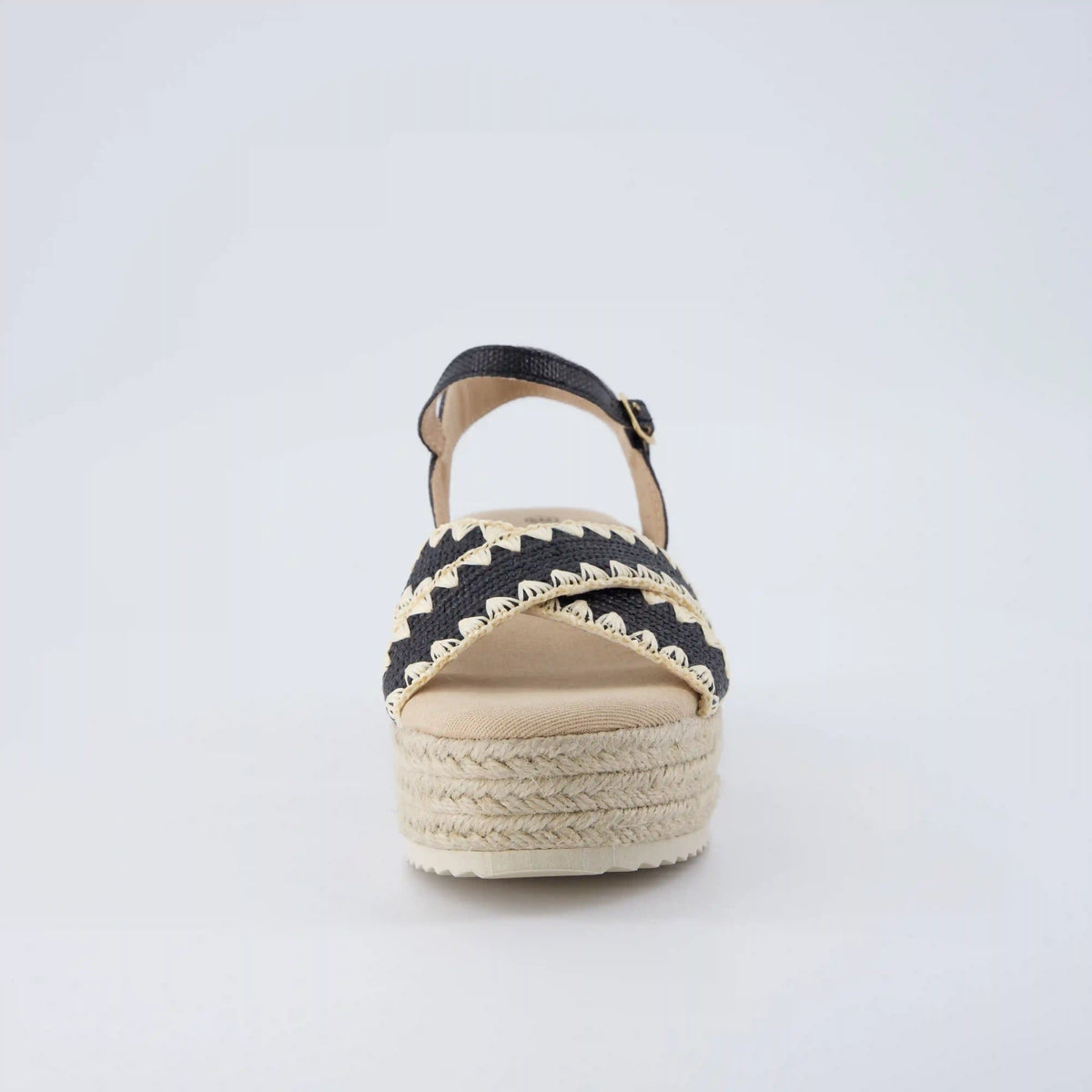 Ola Raffia Platform Sandals